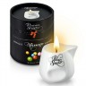 Масажна свічка Plaisirs Secrets Bubble Gum (80 мл) подарункова упаковка, керамічний посуд