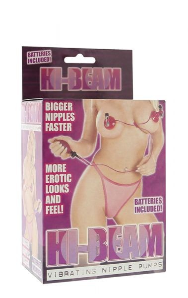Стимуляторы на соски Hi-Beam Vibrating Nipple Pumps Lavender
