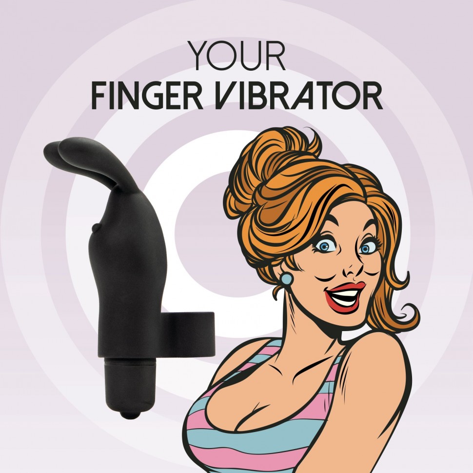 Вібратор на палець FeelzToys Magic Finger Vibrator Black