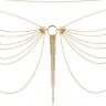 Ланцюжок на трусики або ліф Bijoux Indiscrets MAGNIFIQUE Waist Chain - Gold, прикраса на тіло