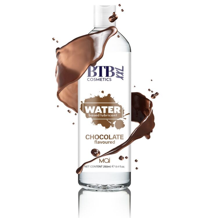 Змазка на водній основі BTB FLAVORED CHOCOLATE з ароматом шоколаду (250 мл)