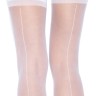Панчохи сексуальні One Size Lynn Sheer Backseam Stockings від Leg Avenue, білі