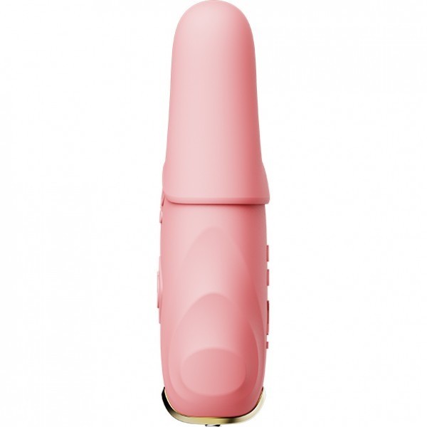 Бездротові смарт вібрують затискачі для сосків ZALO Nave Vibrating Nipple Clamps рожевий