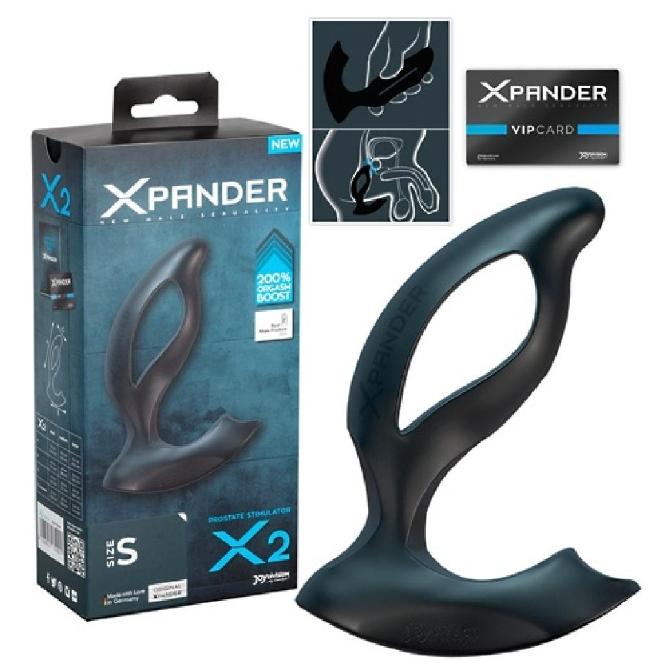 Масажер простати, розмір L, XPANDER X2, 11.5 см х 4.8 см