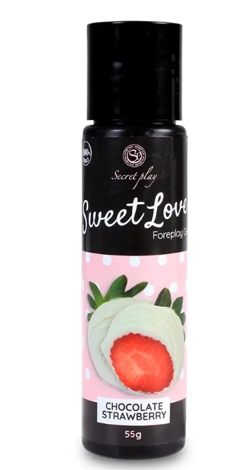 Гель для орального сексу Secret Play - Sweet Love Strawberries & White chocolate Gel, 60 ml