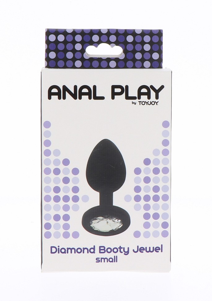 Анальна пробка силікон маленька Diamond Booty Jewel S Toy Joy