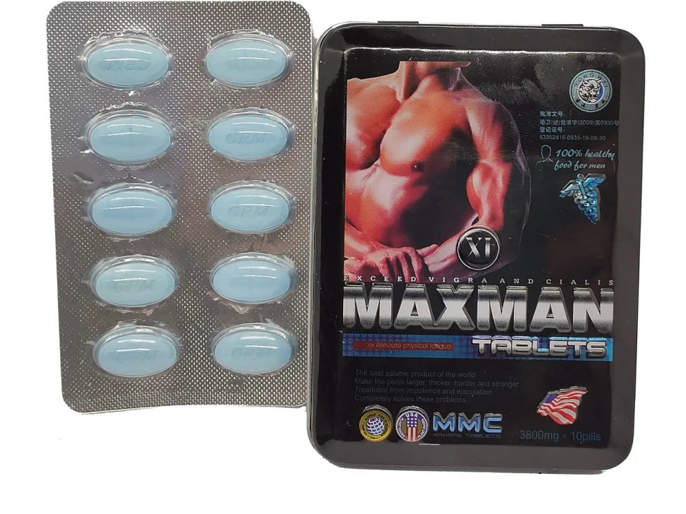 Препарат для підвищення потенції і продовження статевого акту Maxman XI