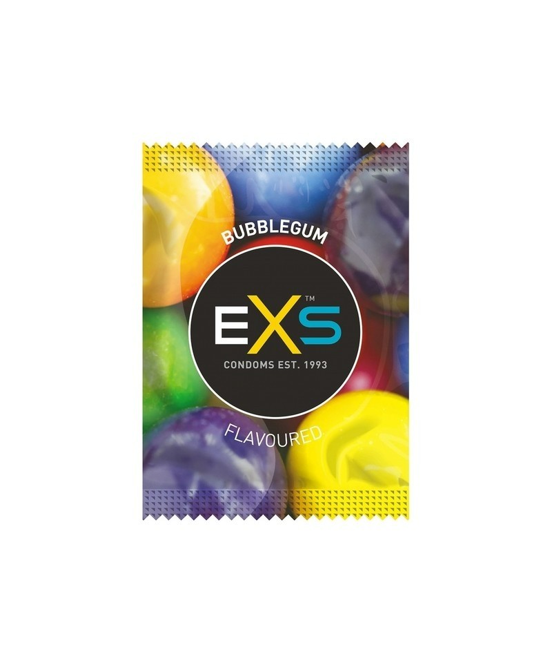 Презерватив EXS зі смаком жувальної гумки Bubblegum, за 5 шт.