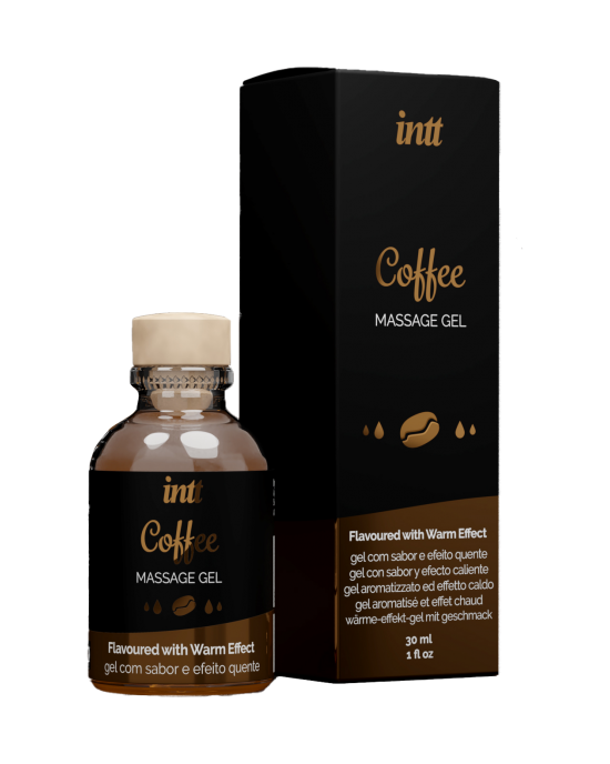 Intt Cotton Coffee- массажный гель со вкусом кофе, 30 мл