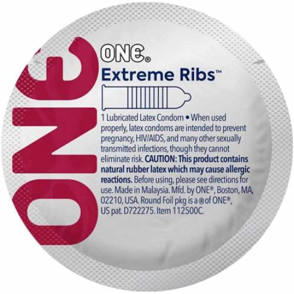 Презервативи One Extreme Ribs, 5 штук