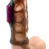 Насадка-презерватив з вібрацією PRETTY LOVE - Harrison Penis sleeve, BI-026209-1