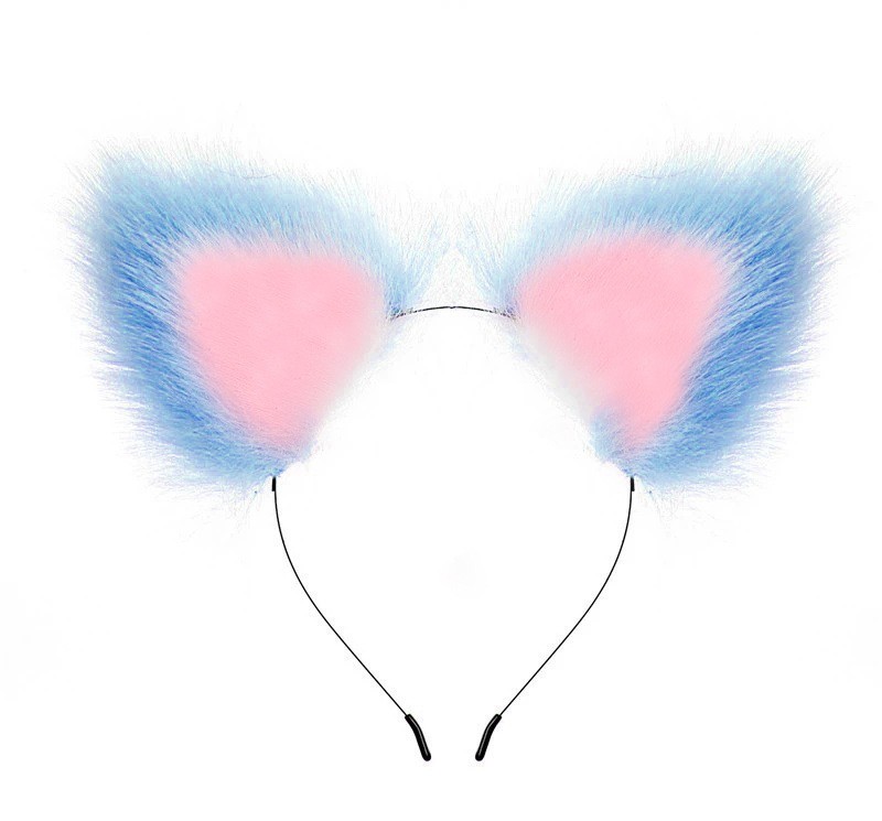 SM набір БДСМ набір «Sweet cat» колір блакитний з рожевим
