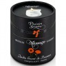 Масажна свічка Plaisirs Secrets Poppy (80 мл) подарункова упаковка, керамічний посуд