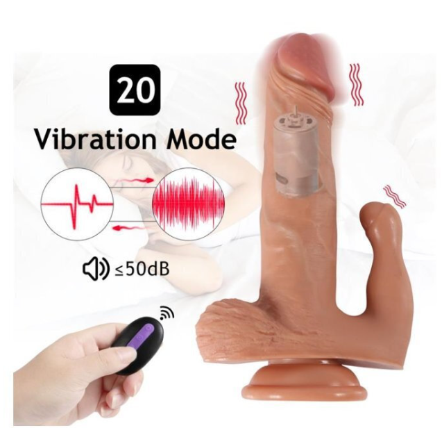 Вібратор з подвійною стимуляцією та з 20 режимами вібрації Brody vibrating