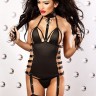  Lolitta Impression corset LOL868588 - Эротичный корсет с подвязками, L/XL, (черный)
