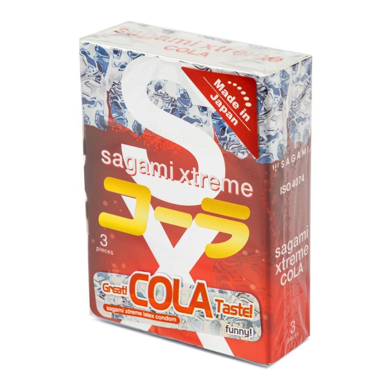 Презервативи ультратонкі SAGAMI XTREME COLA №3 (упаковка 3 шт)