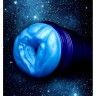 Мастурбатор вагіна з кібершкіри у колбі Fleshlight Freaks Alien Blue Metallic, синій