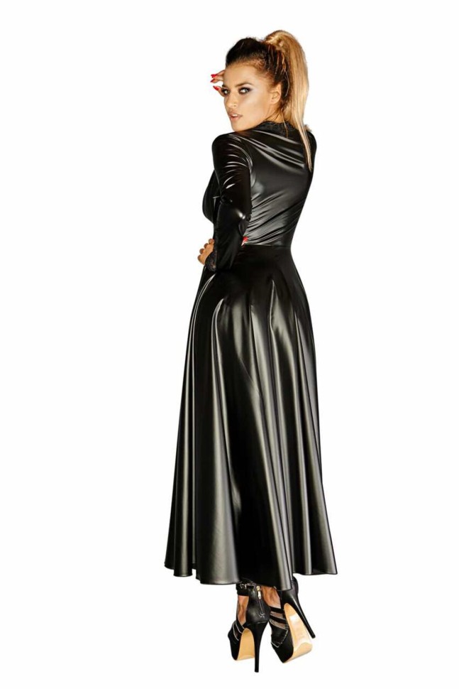 Сукня Noir Handmade F128C Powerwetlook gown coat - S
