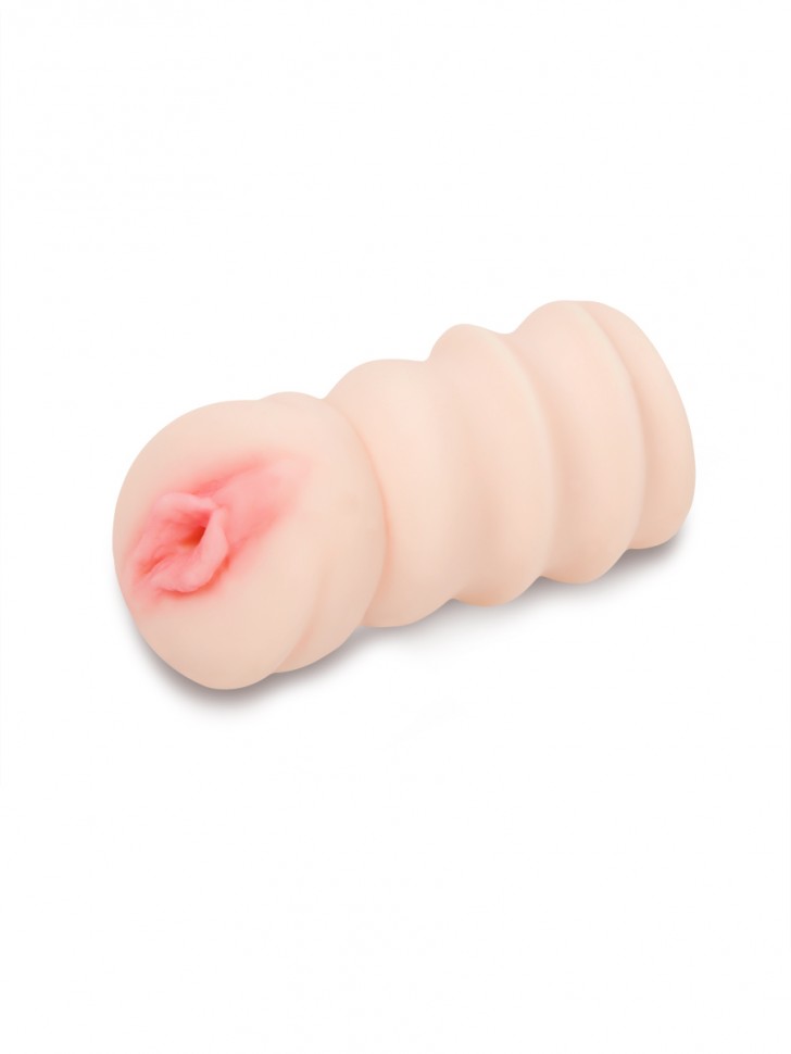 Пикантные Штучки - реалистичный мастурбатор-вагина из био-кожи (телесный), 11.5х5 см