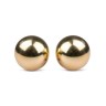 Вагінальні кульки металеві Easytoys, золотий, 2,5 см