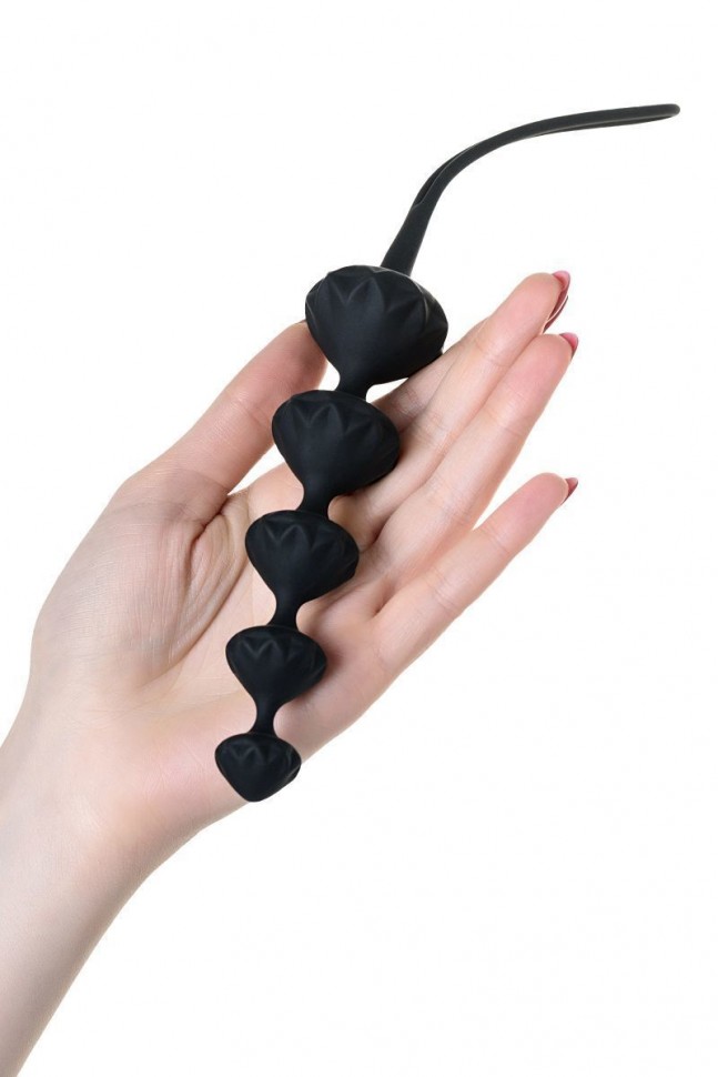 Набір анальних намистин Satisfyer Beads Black (відкритий замок)
