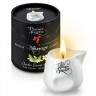 Массажная свеча Plaisirs Secrets White Tea (80 мл) подарочная упаковка, керамический сосуд