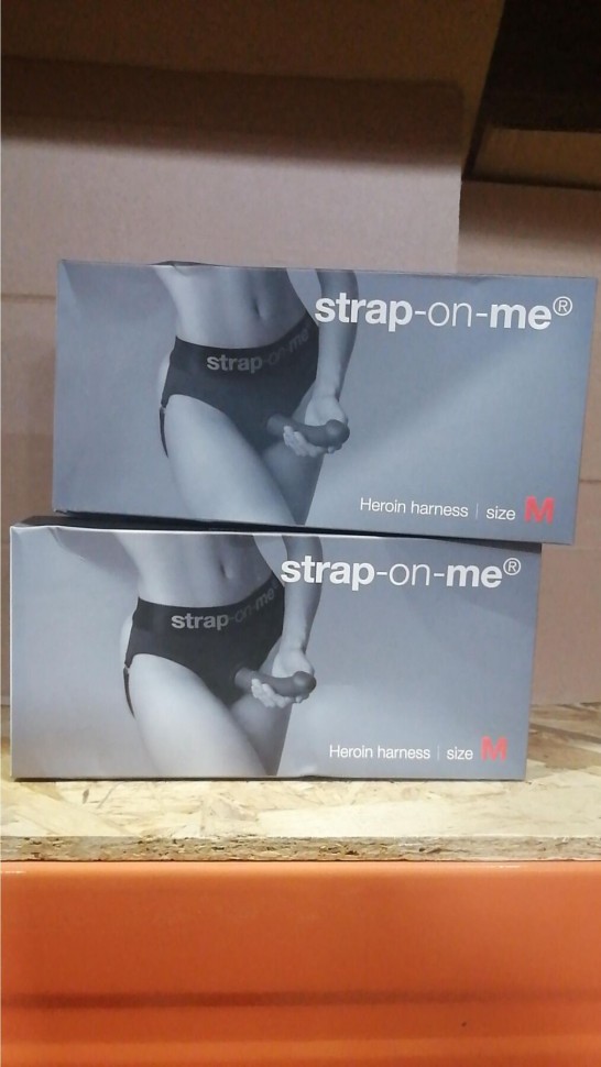 Трусы-стринги для страпона Strap-On-Me HEROINE HARNESS - M (мятая упаковка)