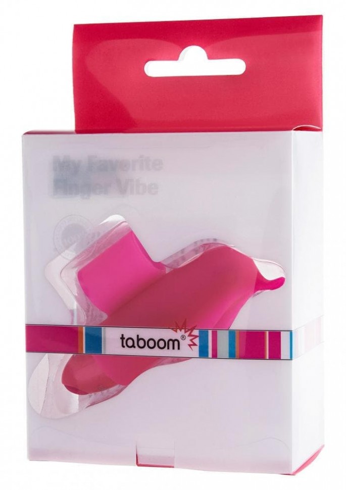 Taboom My Favorite Fingervibe - вибратор насадка на палец, 9,5х3 см (пурпурный)