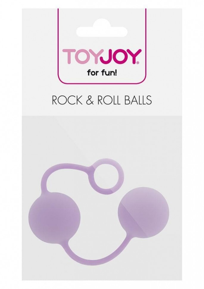 Вагинальные шарики Toy Joy Rock&Roll, 3,5см (фиолетовый)