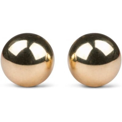 Вагинальные шарики металлические Easytoys, золотой, 2,2 см