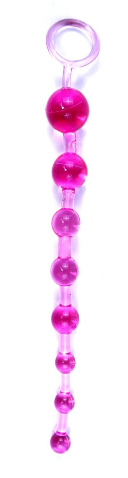 Анальні намисто BOSS - Jelly Anal 10 Beads Pink, BS6700084