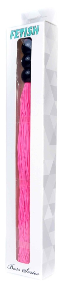 Силіконовий флогер ( довжина 26 см ) Fetish Boss Series - Silicone Whip Pink 10", BS6100040