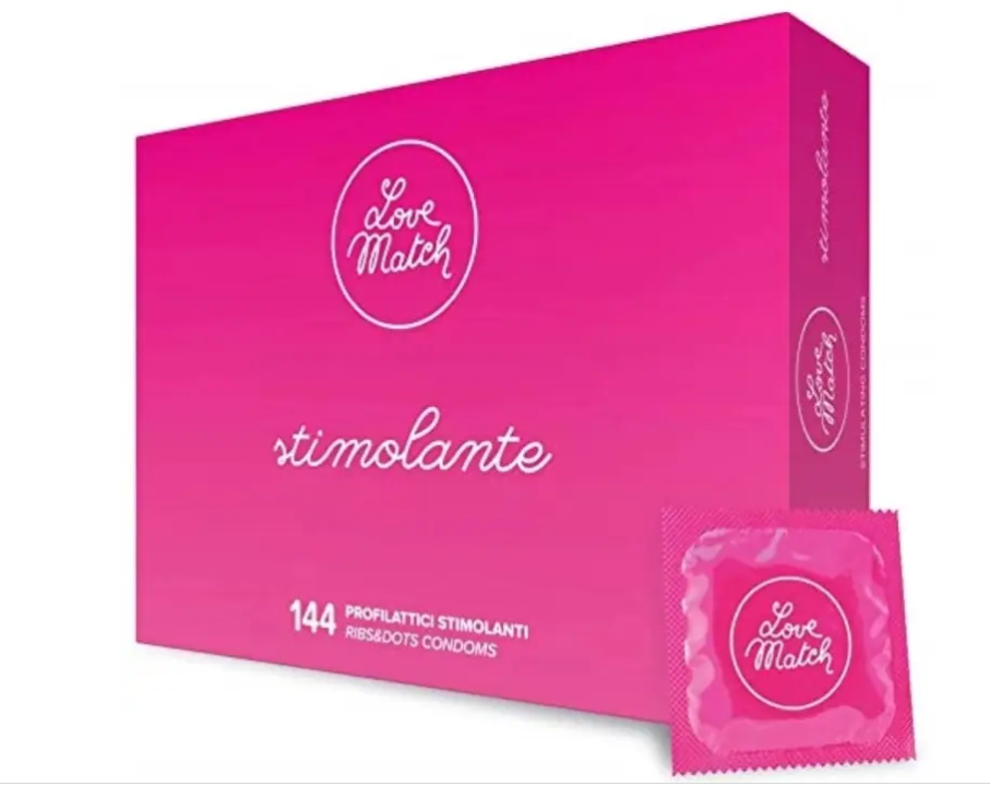 Стимулюючі презервативи з ребристою структурою Love Match - Stimolante (по 1 шт)
