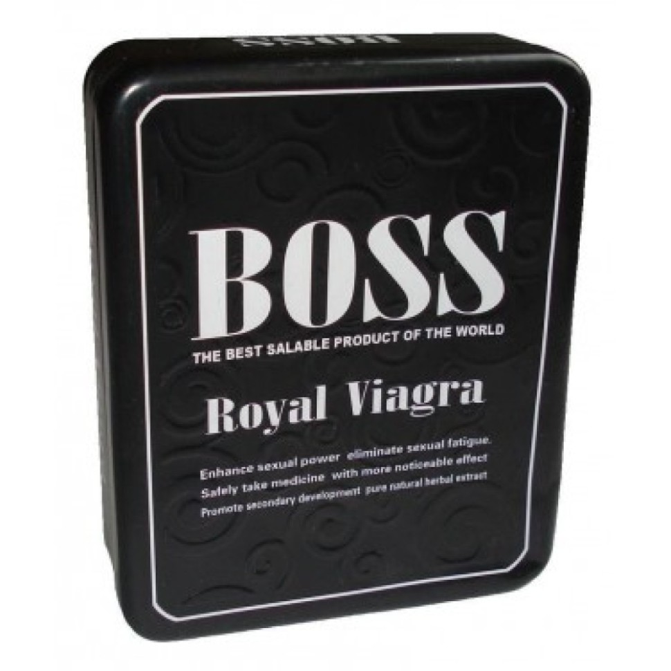Таблетки для потенції Boss Royal Viagra за (ціна за баночку, 3 капсули)