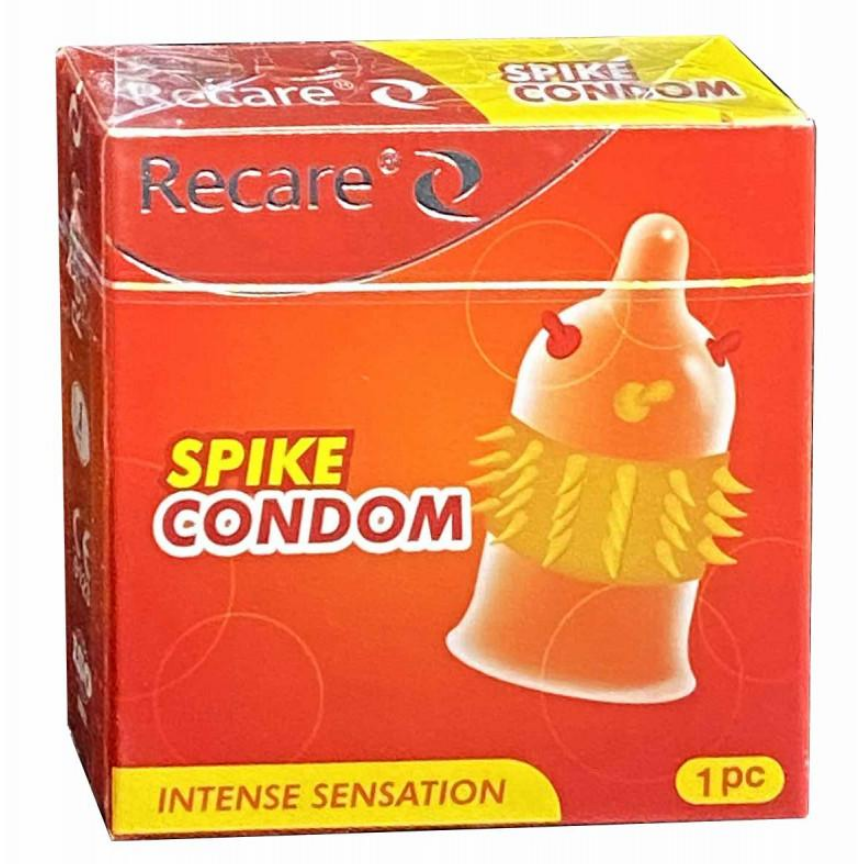 Презерватив Recare Spike Condon з вусиками та пухирцями (упаковка 1шт)