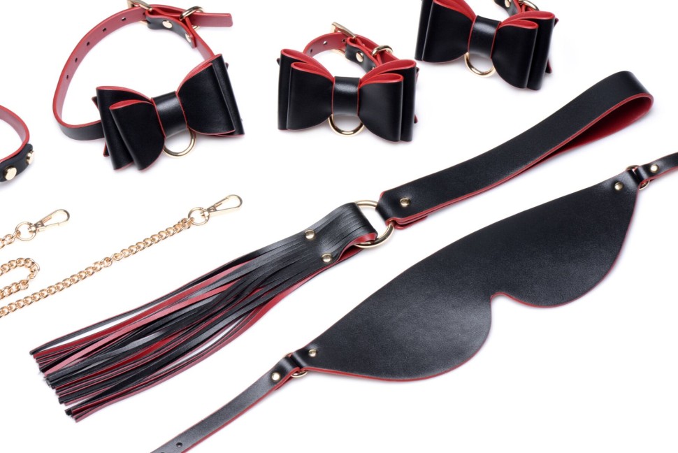 Набір для BDSM Master Series Bow - Luxury BDSM Set With Travel Bag
