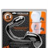 Сексуальный замок для пениса с анальной пробкой Oxballs TAILPIPE Cock Cage Anal Lock от Mister B, 9х3 см