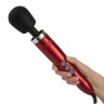 Вібромасажер-мікрофон в металевому корпусі DOXY Die Cast, Red, Червоний