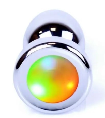 Анальний затор Boss Series - Jewellery PLUG Disco Flashlight S