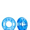 Набір вібро-ерекційних кілець Stay Hard Blush 2 шт, блакитні, 3.8 см