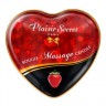 Масажна свічка серце Plaisirs Secrets Strawberry (35 мл)