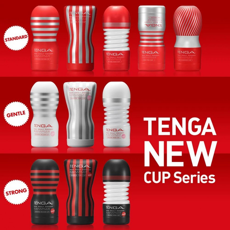 Мастурбатор Tenga Rolling Head Cup з інтенсивною стимуляцією головки NEW