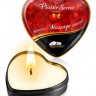 Масажна свічка серце Plaisirs Secrets Coconut (35 мл)