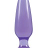 Анальная пробка Pleasure Plug Small, 10х3,5 см (пурпурный)