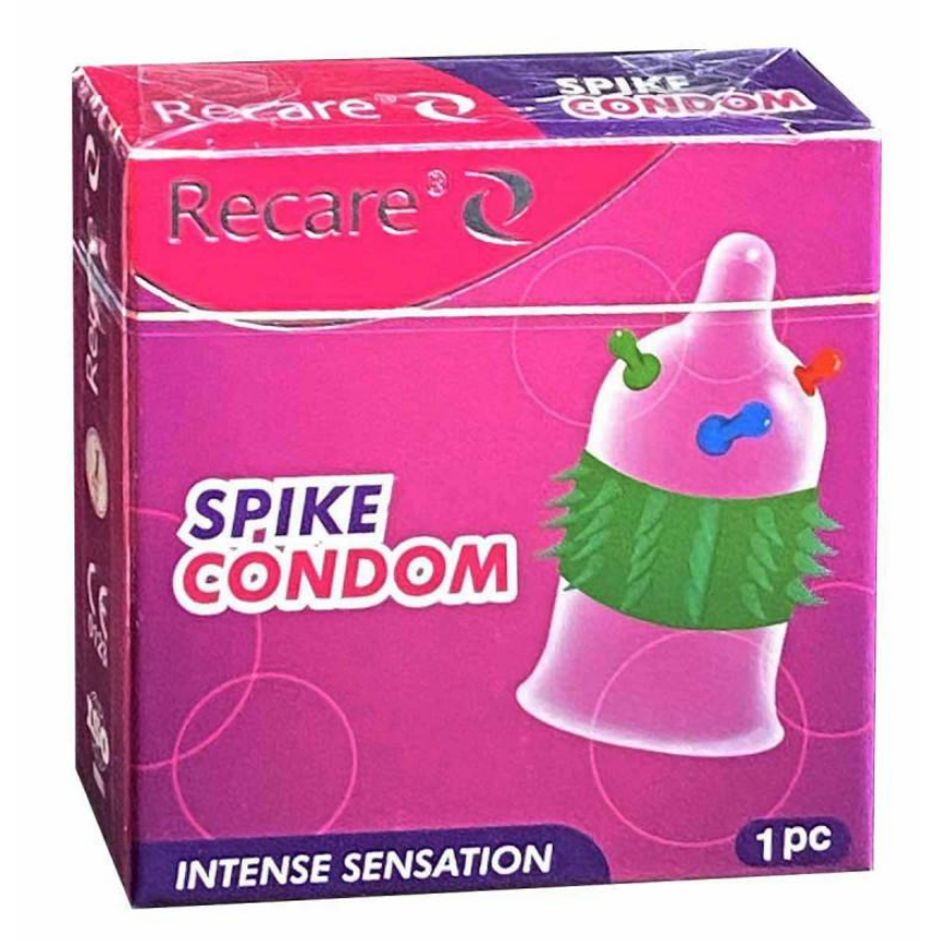 Презерватив Recare Spike Condon із шипами та кульками (упаковка 1шт)
