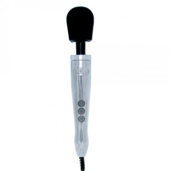 Вібромасажер-мікрофон в металевому корпусі Doxy Die Cast Metal, Silver, Сріблястий