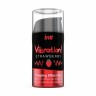 Жидкий вибратор Intt Vibration Strawberry (15 мл), густой гель, очень вкусный, действует до 30 минут