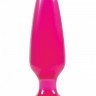 Анальная пробка Pleasure Plug Small, 10х3,5 см (розовый)
