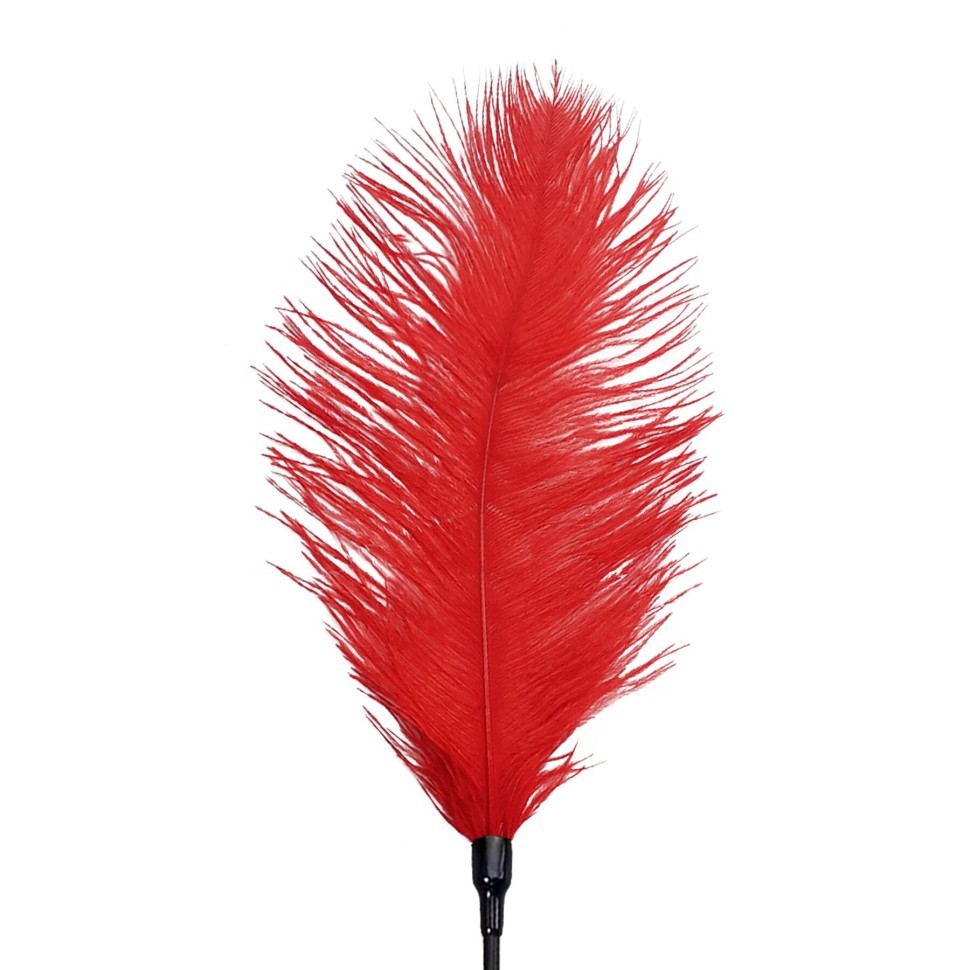 Лоскітка зі страусиним пером  Art of Sex - Feather Tickler, колір Червоний