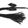 Плеть Bijoux Indiscrets - Lilly - Fringe whip украшена шнуром и бантиком, в подарочной упаковке